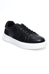 Men’s Low-Top Casual Sneakers-BLACK