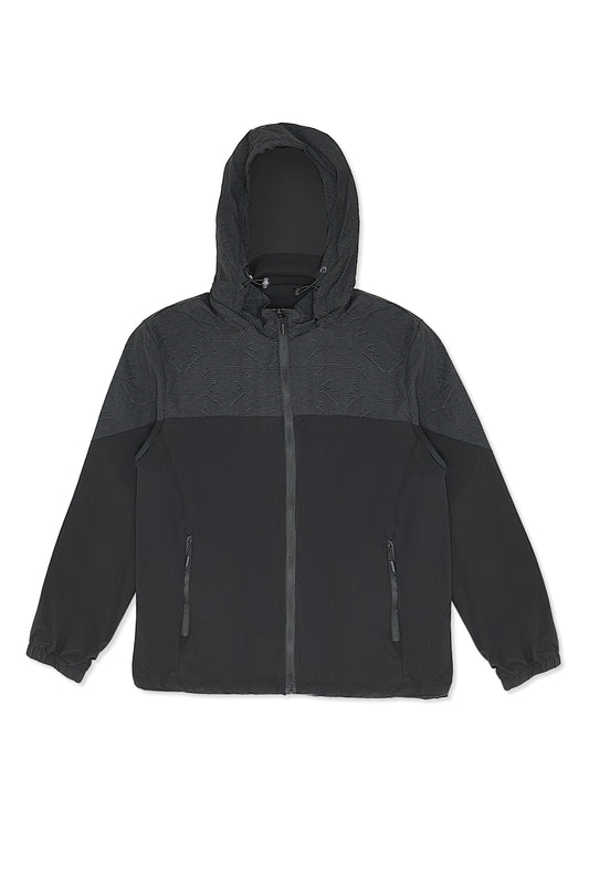 DRIFTCORE ZIP HOOD TOP-BLACK