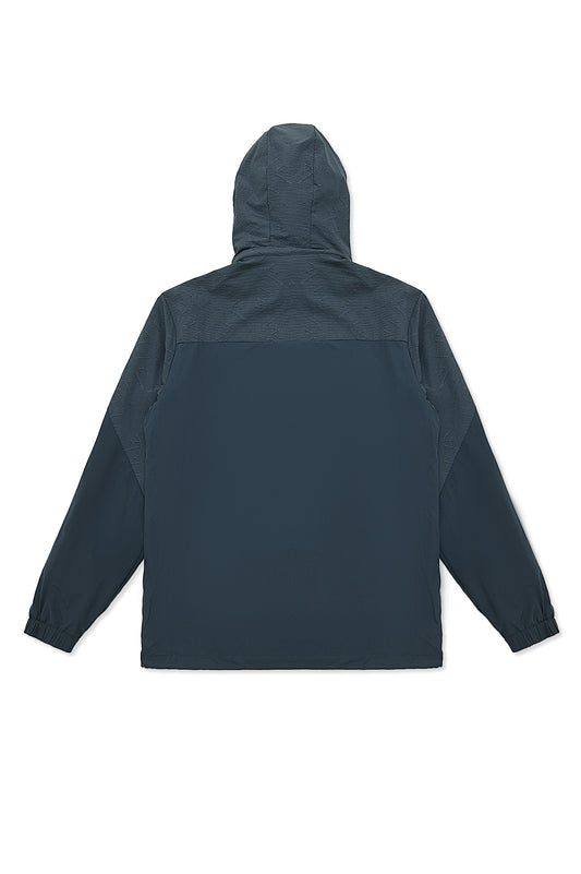 DRIFTCORE ZIP HOOD TOP-BLUE