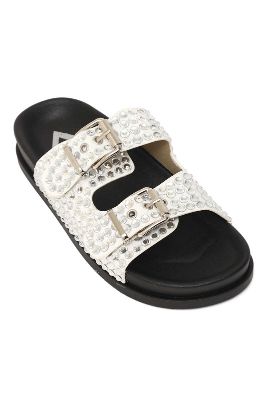 TWINKRAZE COMFORT SLIDE-WHITE