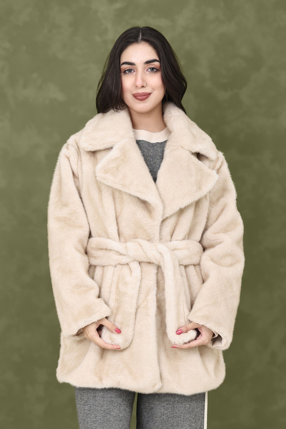 HERITAGE GRACE COAT BLAZER-BEIGE