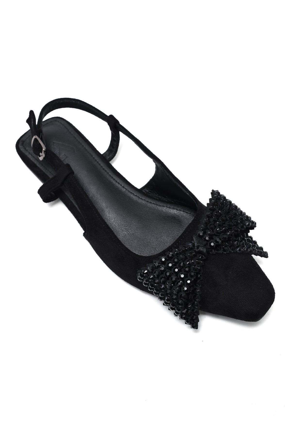 GLAMOUR BOW FLATS-BLACK