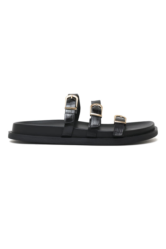 URBAN TRIPLESTRAP CROCO-BLACK