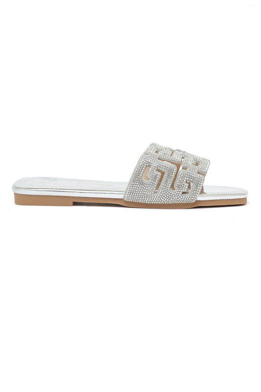GLAMATRIX CUTOUT SLIDE-SILVER