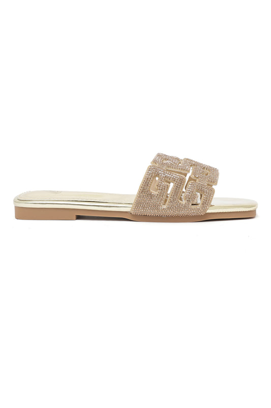 GLAMATRIX CUTOUT SLIDE-GOLD