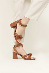 LOOM ARCH HEELS-BROWN