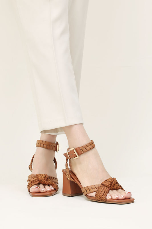 LOOM ARCH HEELS-BROWN
