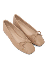 DUSK DOTS FLAT-BEIGE