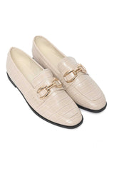EMPIRE CHAIN LOAFER-OFFWHITE