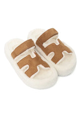 H-CUT FLEECE COMFY-CAMEL