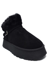 WINTER COMFORT MULE-BLACK