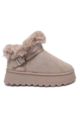 WINTER COMFORT MULE-BEIGE
