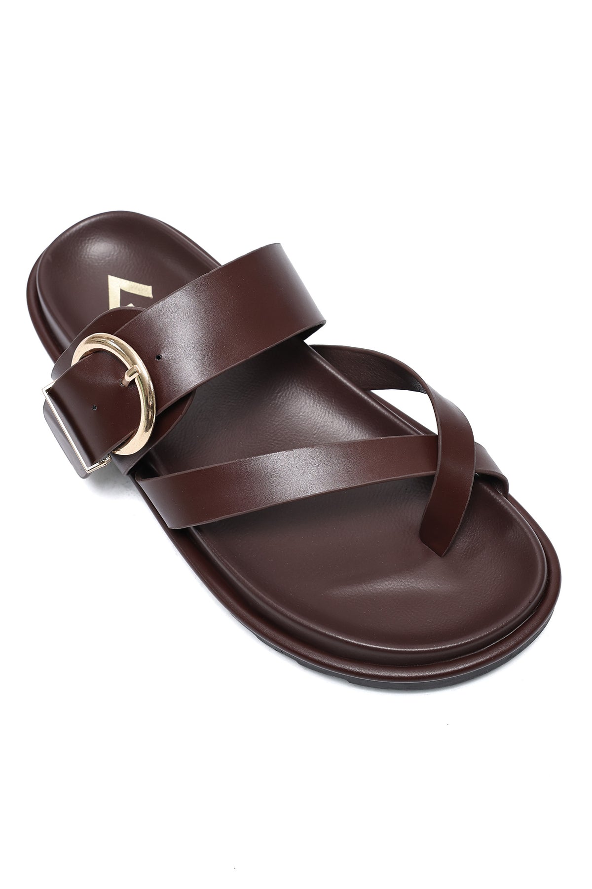 CHARM LEISURE SANDALS-COFFEE