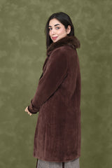 ELEGANT WINTER OVERCOAT-COFFEE