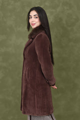 ELEGANT WINTER OVERCOAT-COFFEE