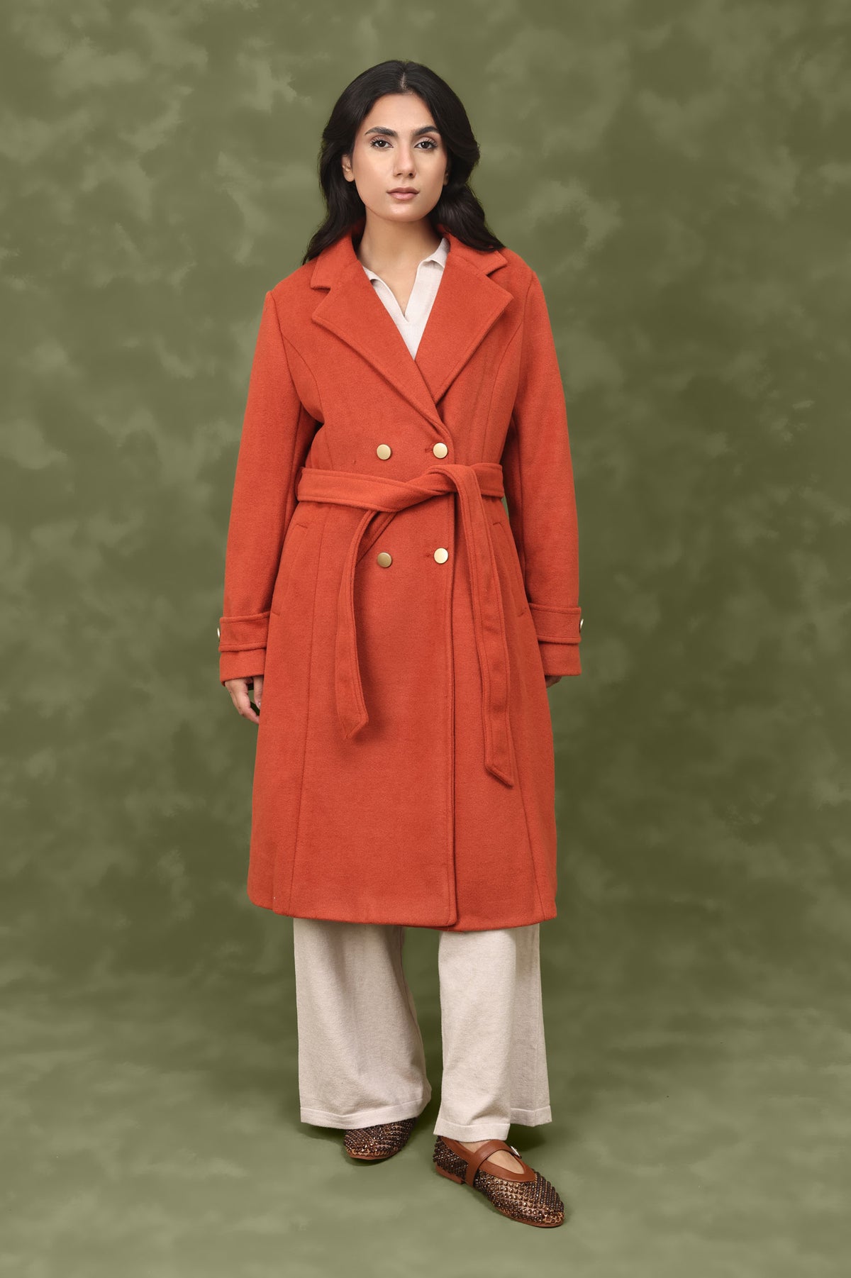 PARAMOUNT ICONIC COAT-RUST
