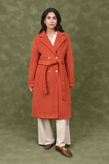 PARAMOUNT ICONIC COAT-RUST