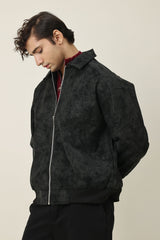 STONEHOLD ZIPPER JACKET-BLACK