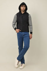 STORM SHELL SLEEVELESS JACKET-BLACK