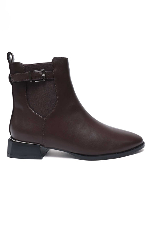 MONTERO ESSENTIAL ANKLE BOOT-BROWN