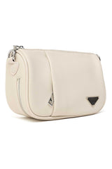 FAUX LEATHER PURSE-BEIGE