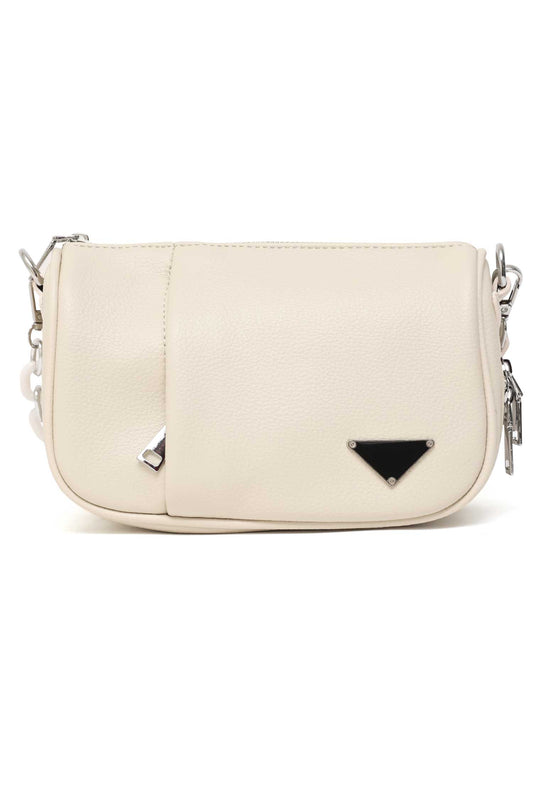 FAUX LEATHER PURSE-BEIGE