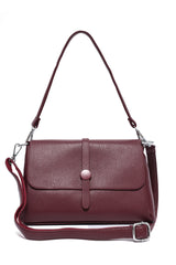 MINIMALIST CROSSBODY BAG-MAROON