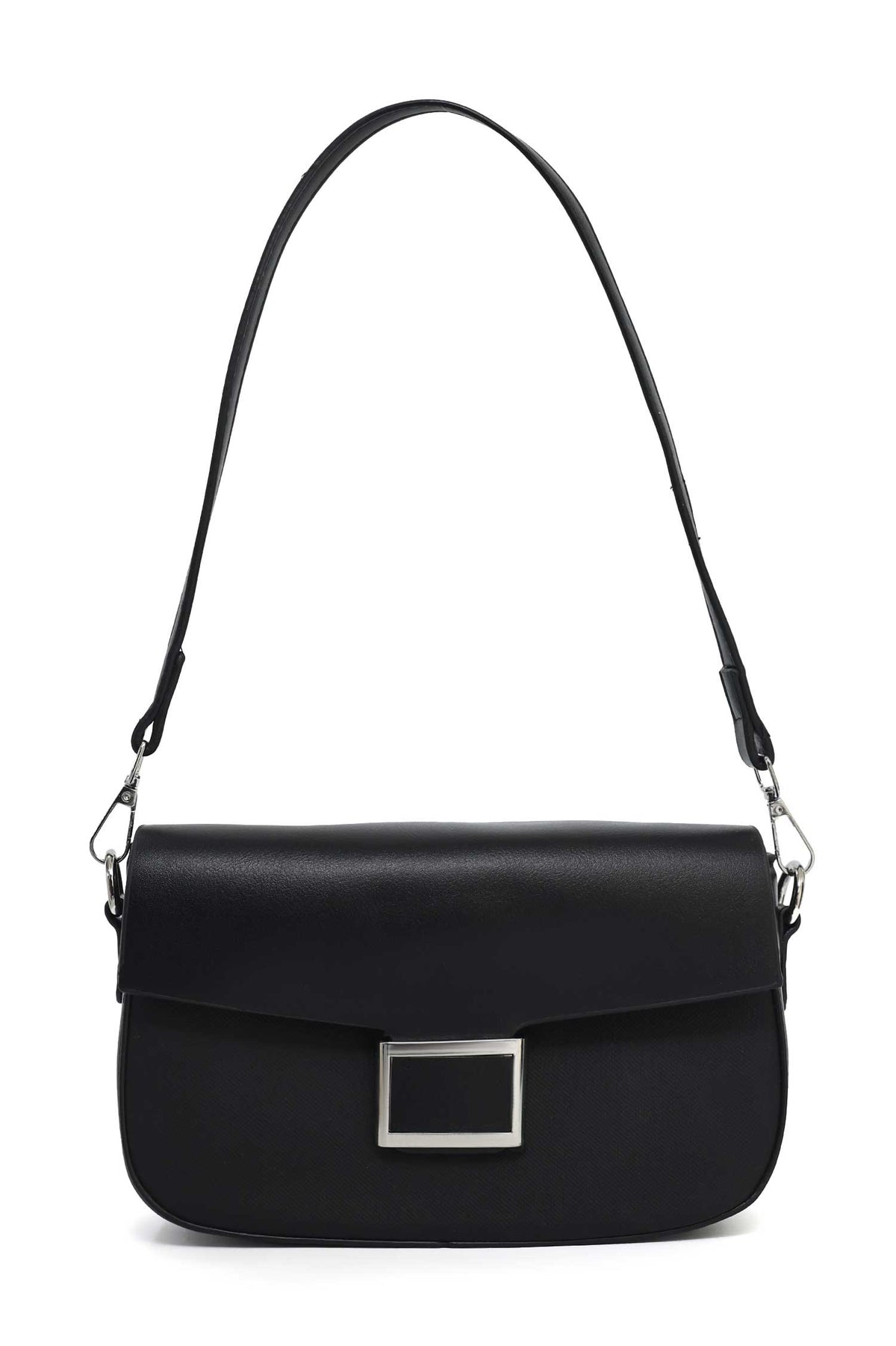 ARCHIVE LOCK FLAP BAG-BLACK