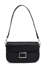 ARCHIVE LOCK FLAP BAG-BLACK