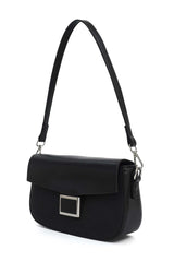 ARCHIVE LOCK FLAP BAG-BLACK