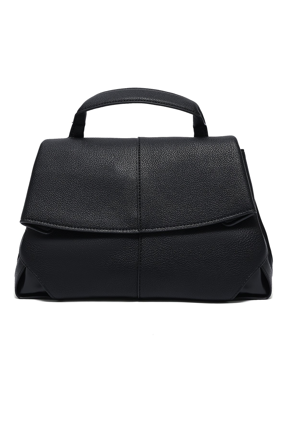 STRUCTURED HANDBAG - BLACK