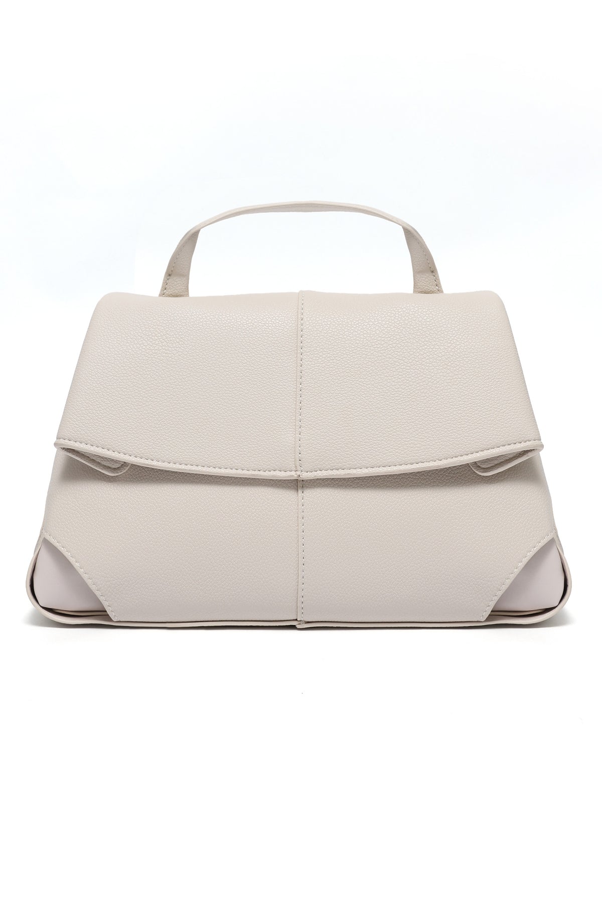 STRUCTURED HANDBAG - WHITE