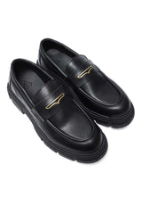 IMPERIAL CHUNKY SOLE LOAFERS-BLACK