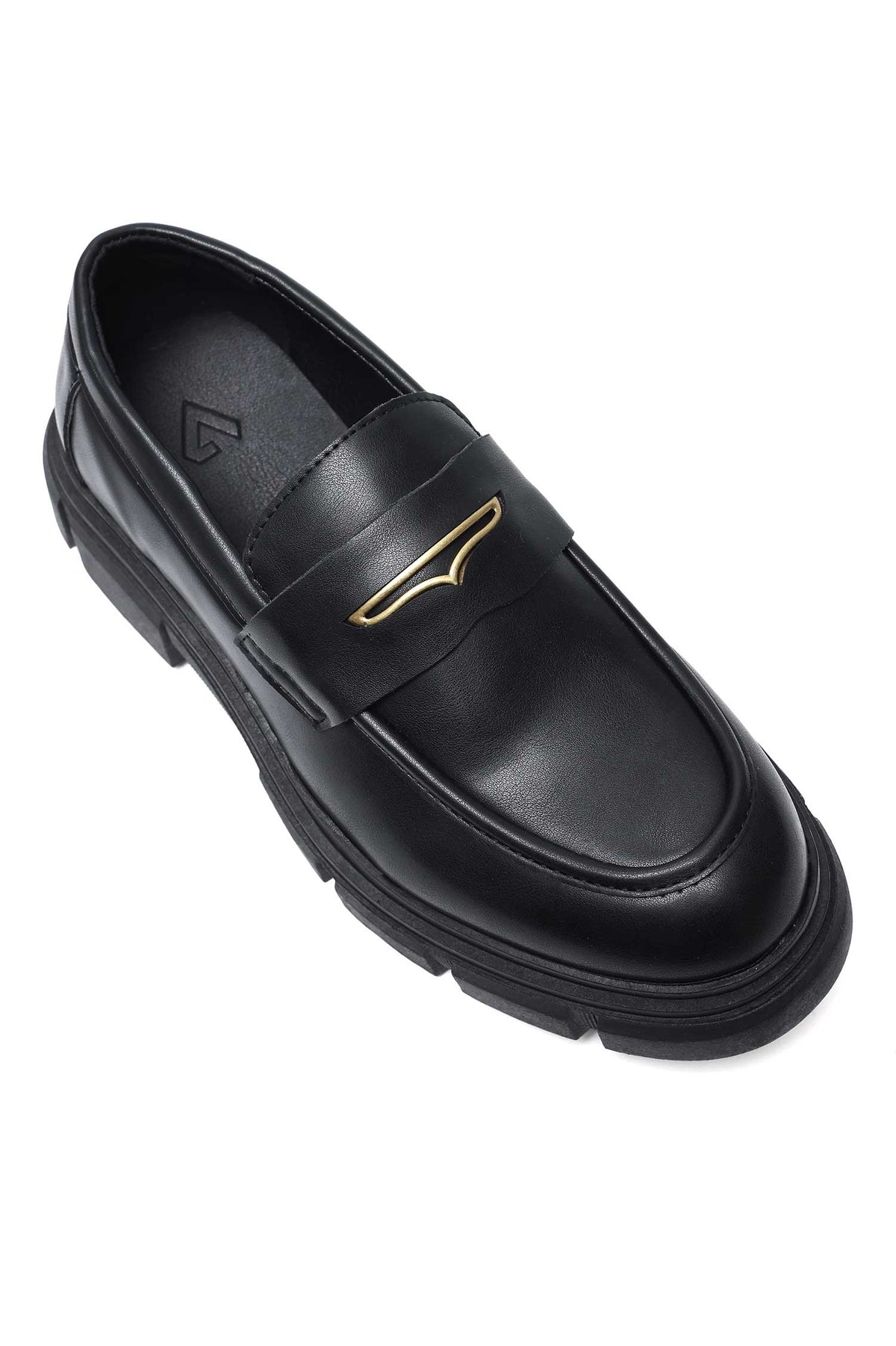 IMPERIAL CHUNKY SOLE LOAFERS-BLACK