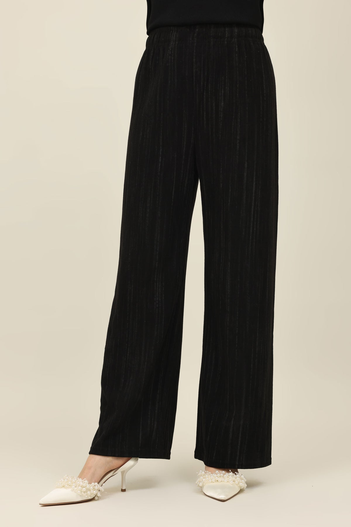 COMFORT TROUSER-BLACK