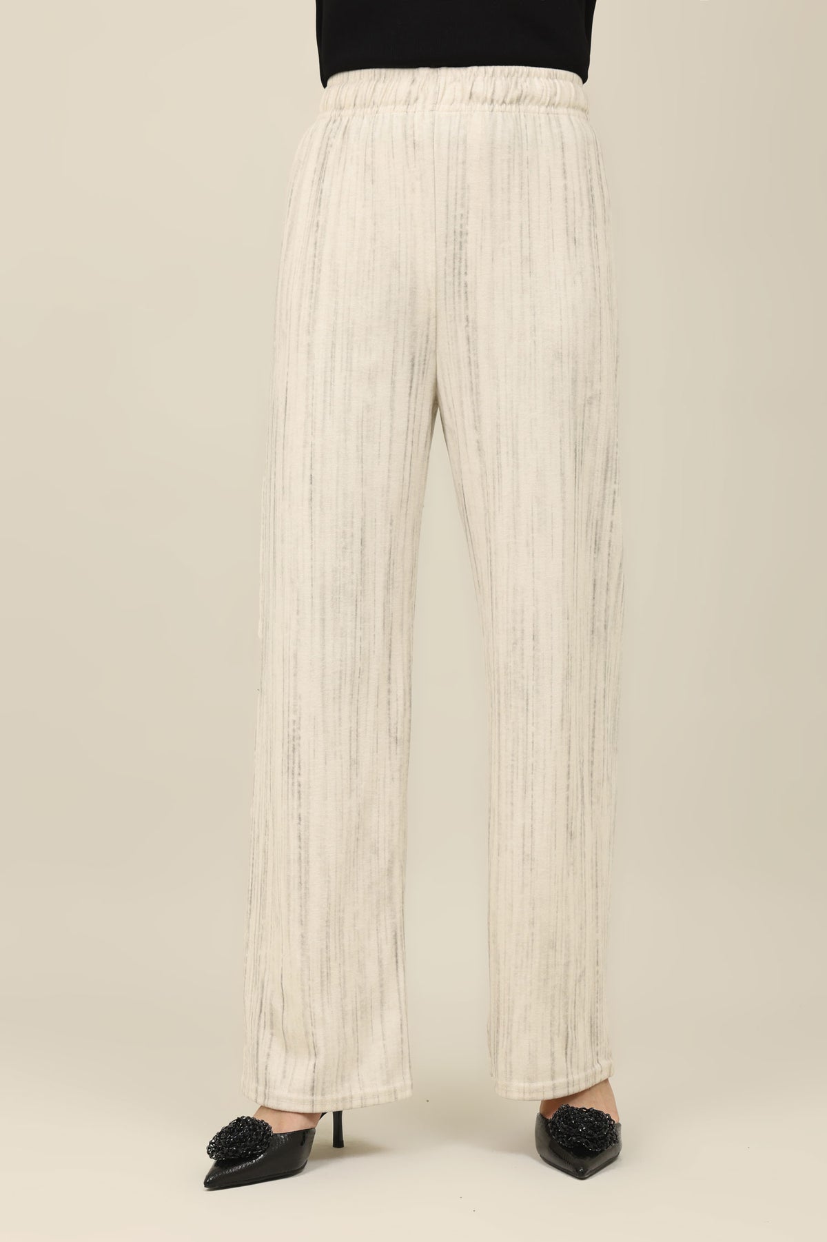 COMFORT TROUSER-WHITE