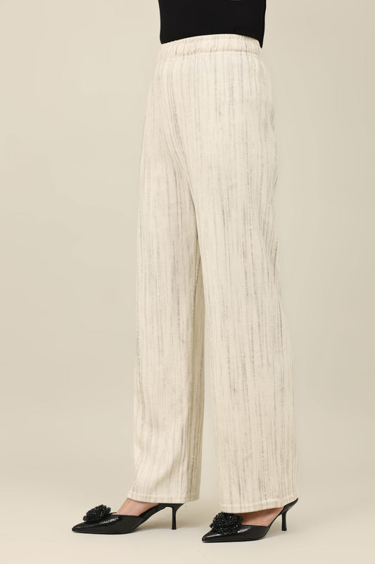 COMFORT TROUSER-WHITE