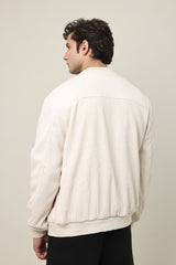RIBSTITCH CORE JACKET-CREAM