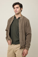 RIBSTITCH CORE JACKET-DK/OLIVE