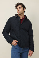 CITYLINE PADDED JACKET-NAVY