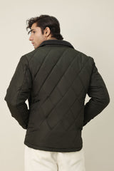 CITYLINE PADDED JACKET-DK/GREEN