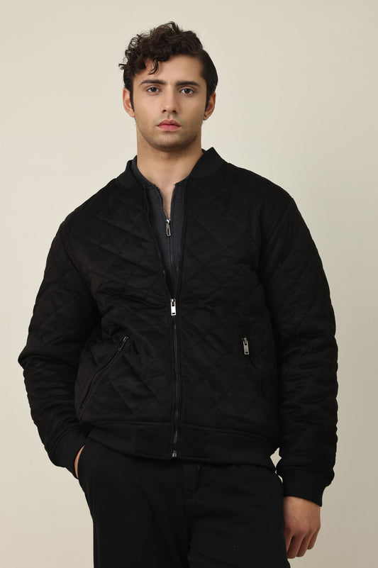 RIDGEWAY PADDED JACKET-BLACK