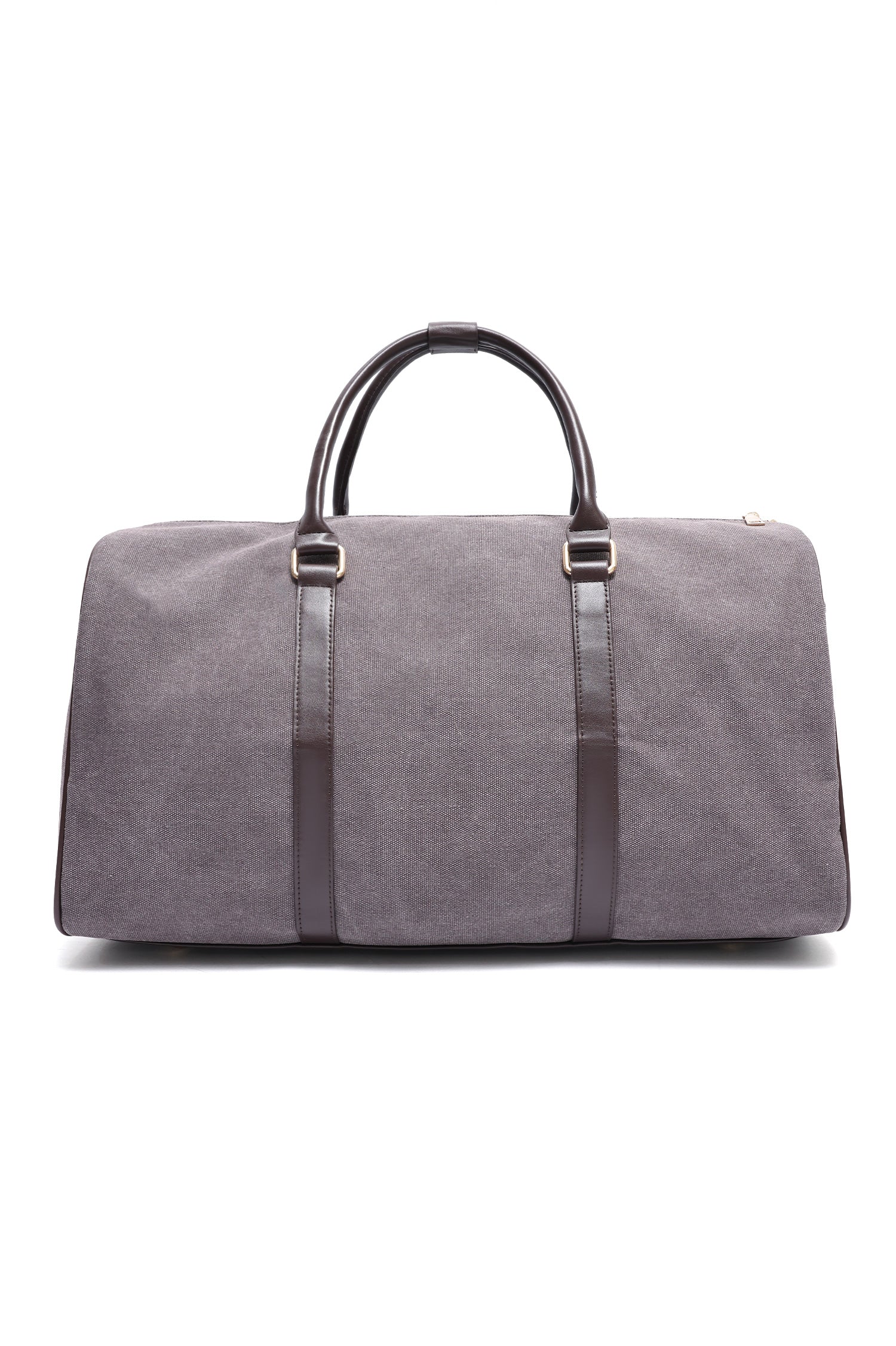 CANVAS WEEKENDER DUFFLE BAG-GREY