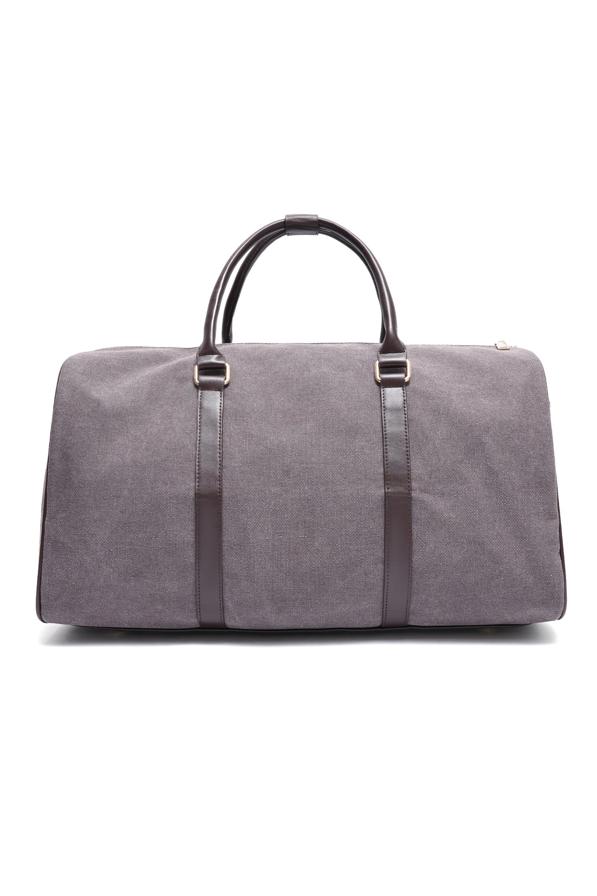 CANVAS WEEKENDER DUFFLE BAG-GREY