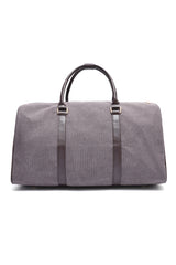 CANVAS WEEKENDER DUFFLE BAG-GREY