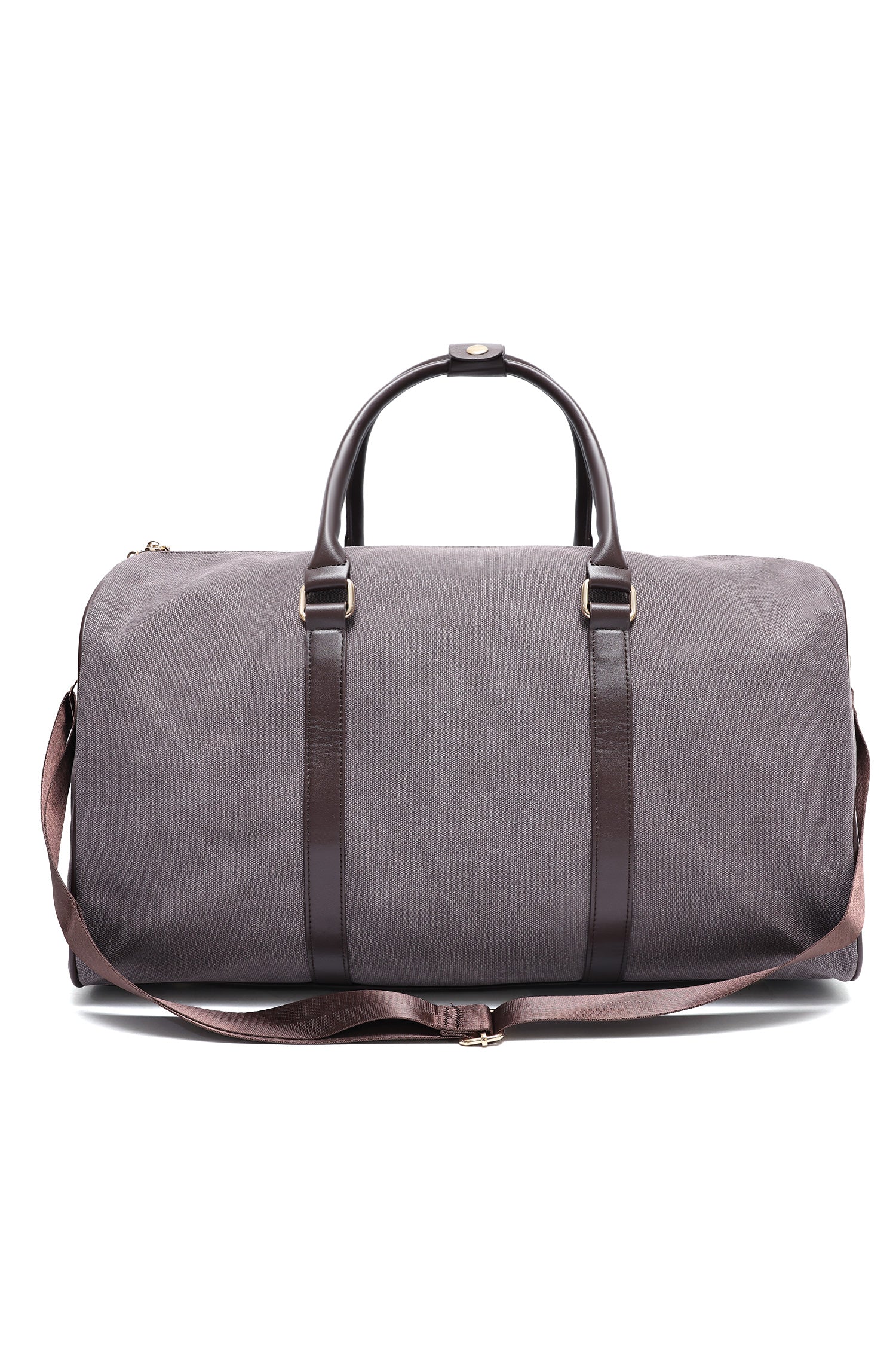 CANVAS WEEKENDER DUFFLE BAG-GREY