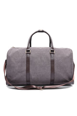 CANVAS WEEKENDER DUFFLE BAG-GREY