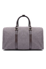 CANVAS WEEKENDER DUFFLE BAG-GREY