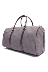 CANVAS WEEKENDER DUFFLE BAG-GREY