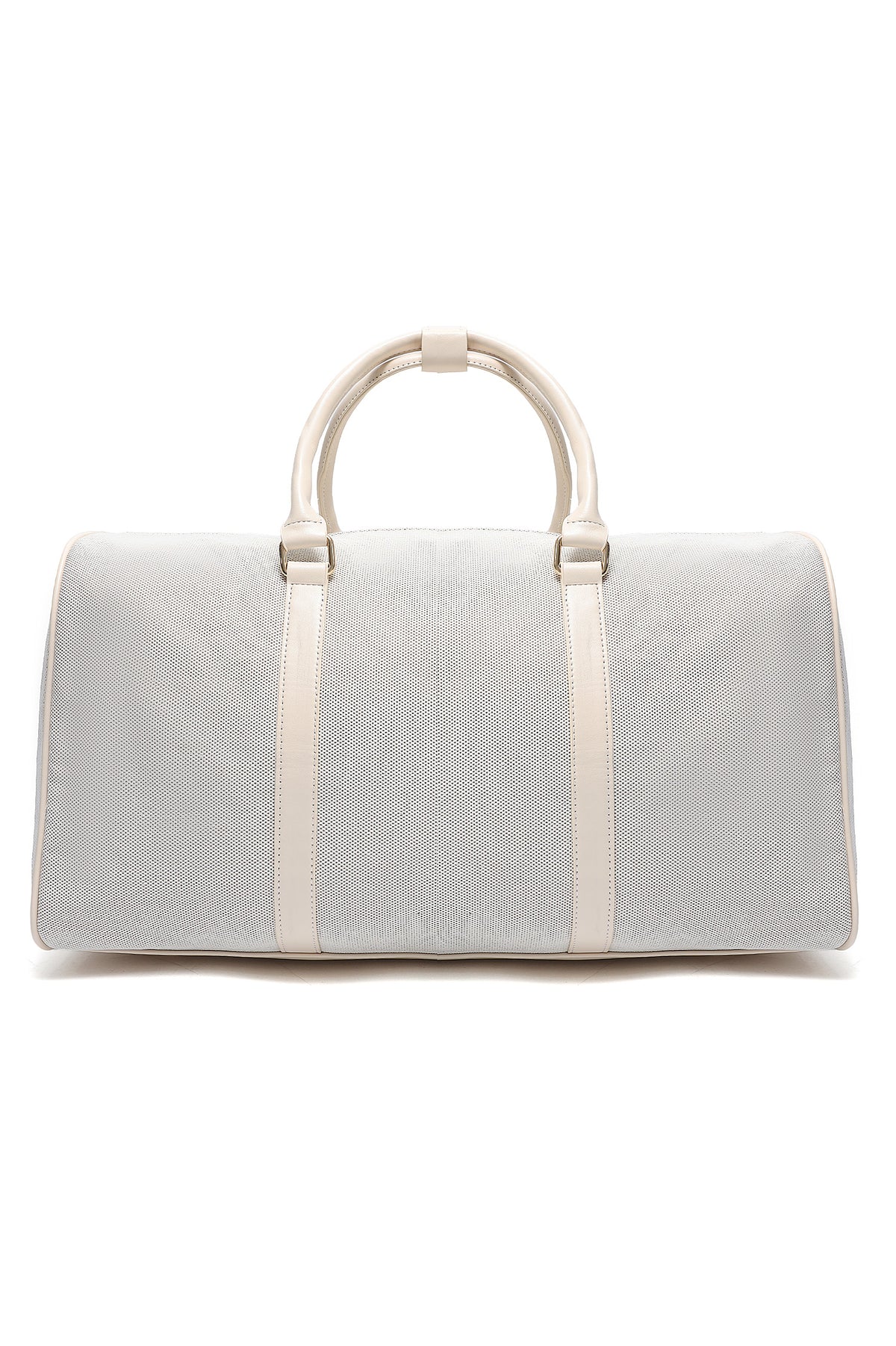 CANVAS WEEKENDER DUFFLE BAG-OFFWHITE
